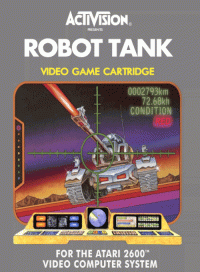 Robot Tank Atari 2600  box art